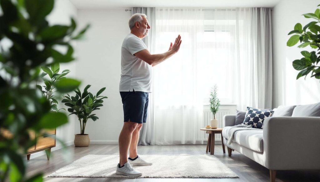 7 esercizi veloci in piedi per chi ha più di 45 anni, più efficaci di un’ora di allenamento